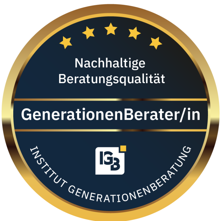 Siegel GenerationenBerater/in des Instituts für Generationenberatung